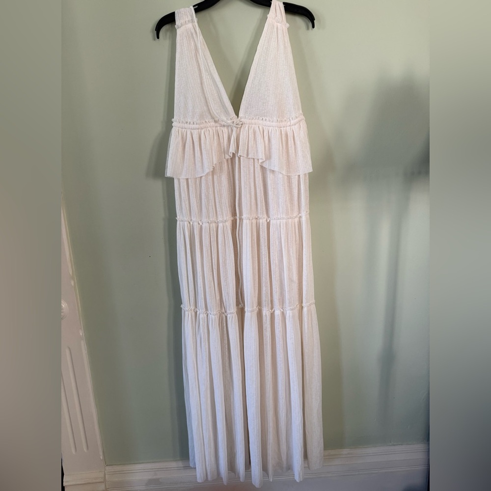 See By Chloe Cream Maxi Dress